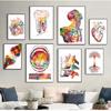 Medizinisches Bildungsbüro, Bild, Poster, Leinwandmalerei, menschliche Anatomie, Muskelsystem, Kunstdruck, Aquarell, menschliche Figur, Malerei