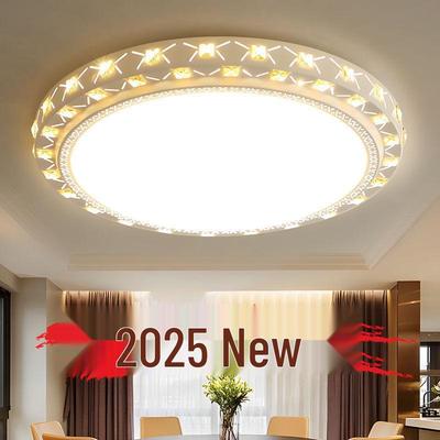Round LED Ceiling Light for Living Room, Dining Room, Bedroom, and Study