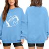 Unisex Lightweight Long Sleeve Neck Pullover Sweatshirt with Stylish Print