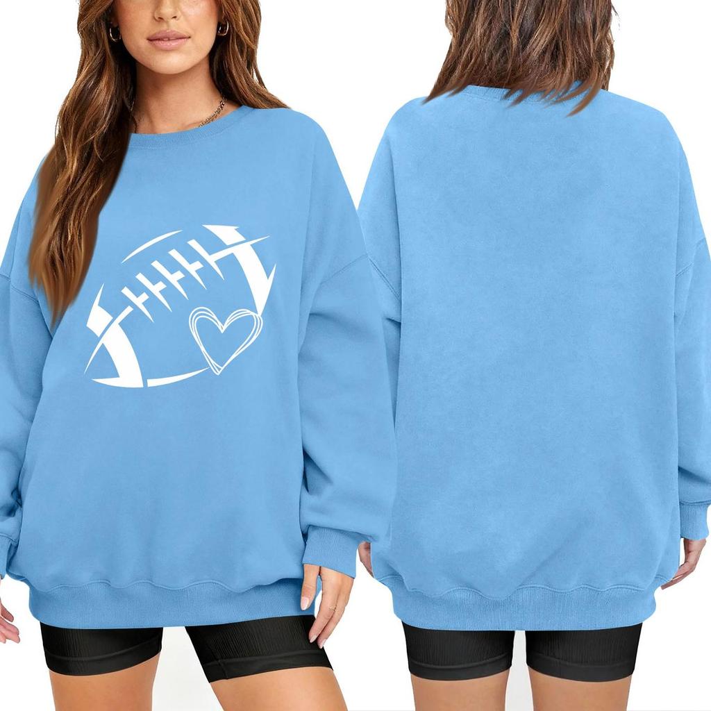 Unisex Lightweight Long Sleeve Neck Pullover Sweatshirt with Stylish Print