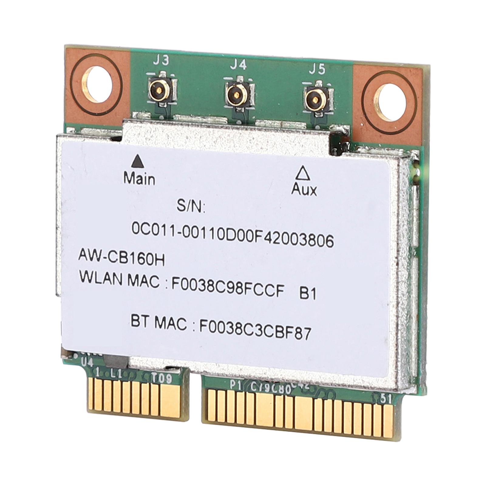 

Network Card Gigabit AC1300M MINI PCI E Interface Support for Bluetooth 4.0 BCM94360HMB