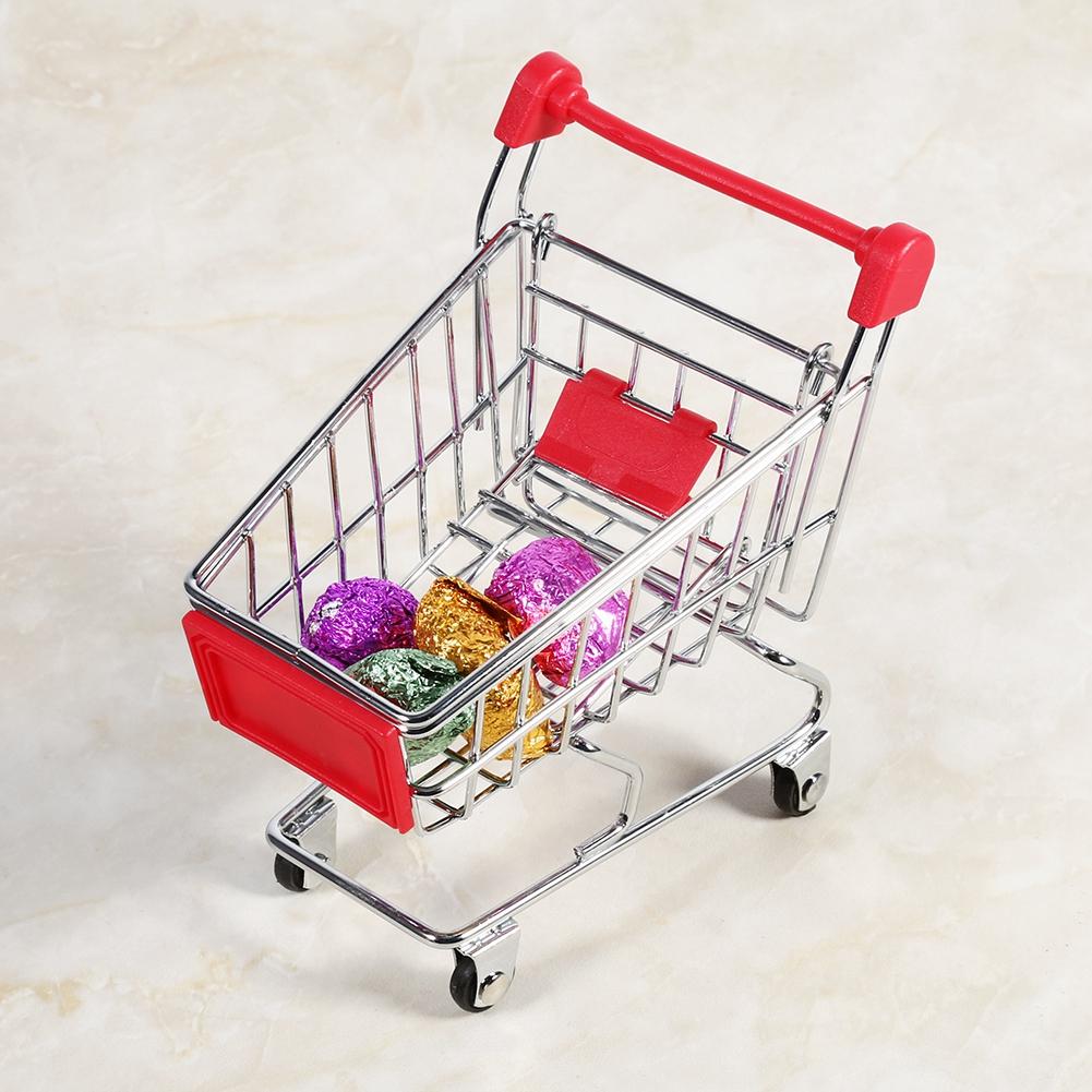 Parrot Toy Parakeet Budgie Cockatiel Intelligence Growth Tool Supermarket Shopping Cart Red