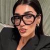 Ochelari de soare aviator în formă de broască la modă: Stil Chic European-American cu Protecție Solară