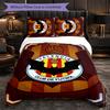 Valencia FC Themed Bedding 3Pcs Duvet Cover Set Decorative Bed Linen For Teen Room Home Decoration