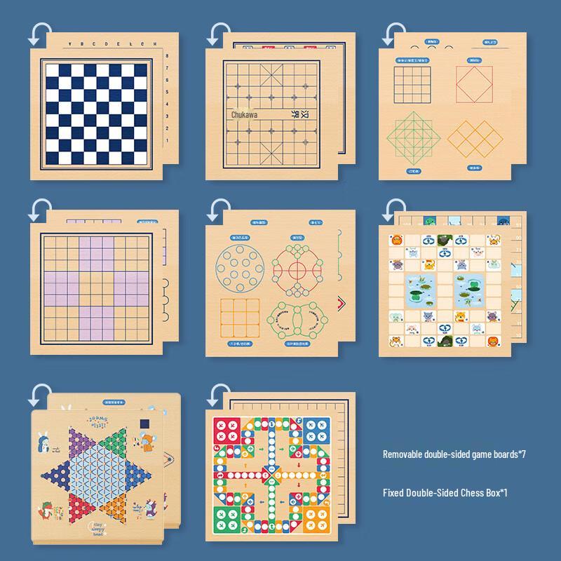 Brangdy 36-in-1 Multifunctional Kids' Board Game Set