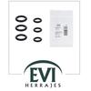 Rechange pour butée de porte - EVI HERRAJES - I-152/152T - Caoutchouc - Lot de 3 - Anti-choc