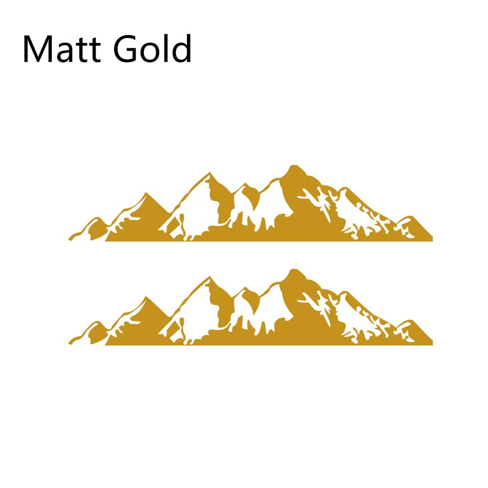 2PCS Car Stickers For Jeep Renegade Liberty Patriot Wrangler JK Grand Cherokee Rubicon Compass Vinyl Mountain Decals Accessories