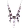 Les Trésors De Lily [G6137] - Lila 'Anamaya' Designer-Halskette