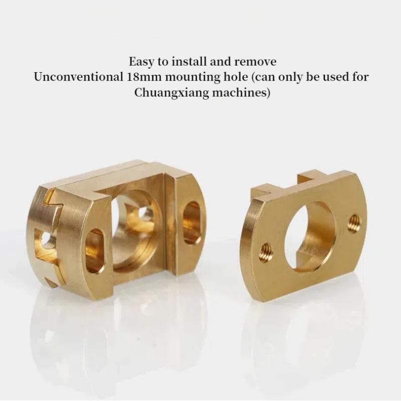 Oldham Coupling Ender 3 V2 Cr10 Cr10S Pro T8 Screw Coupler Z-Axis 8Mm Brass Lead Screw  Bed For 3D Printer Parts