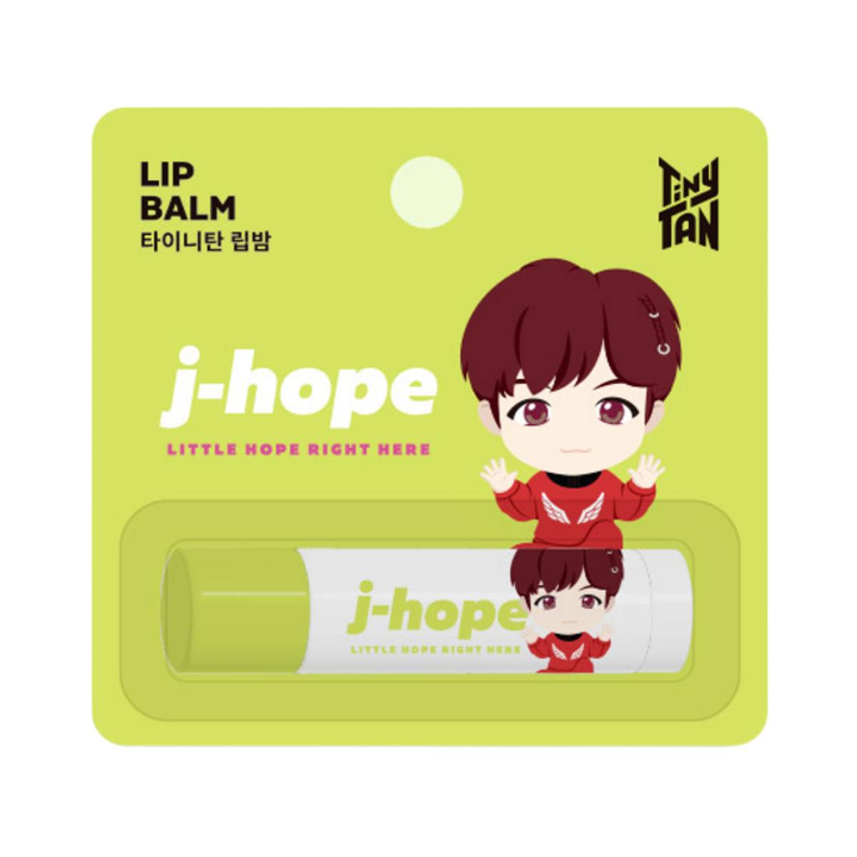 TinyTAN BTS Бальзам для губ увлажняющий питательный J-hope Без запаха 4,5 г x 1 шт.