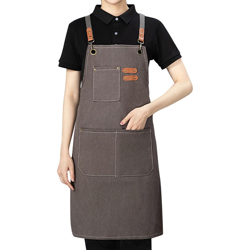 Waterproof And Stain Resistant Apron Kitchen Apron Hanging Neck Apron