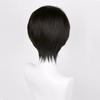 Levi Ackerman Cosplay Wig Anime Short Black Brown Heat Resistant Synthetic Hair Halloween Party Wigs + Wig Cap