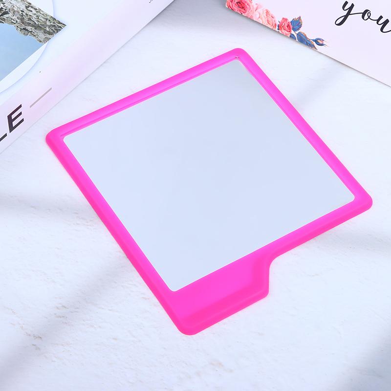 Fashion Silicone Mirror Self Grips Mirror Shatterproof Shaving Makeup Shower Silicone Travel Washroom