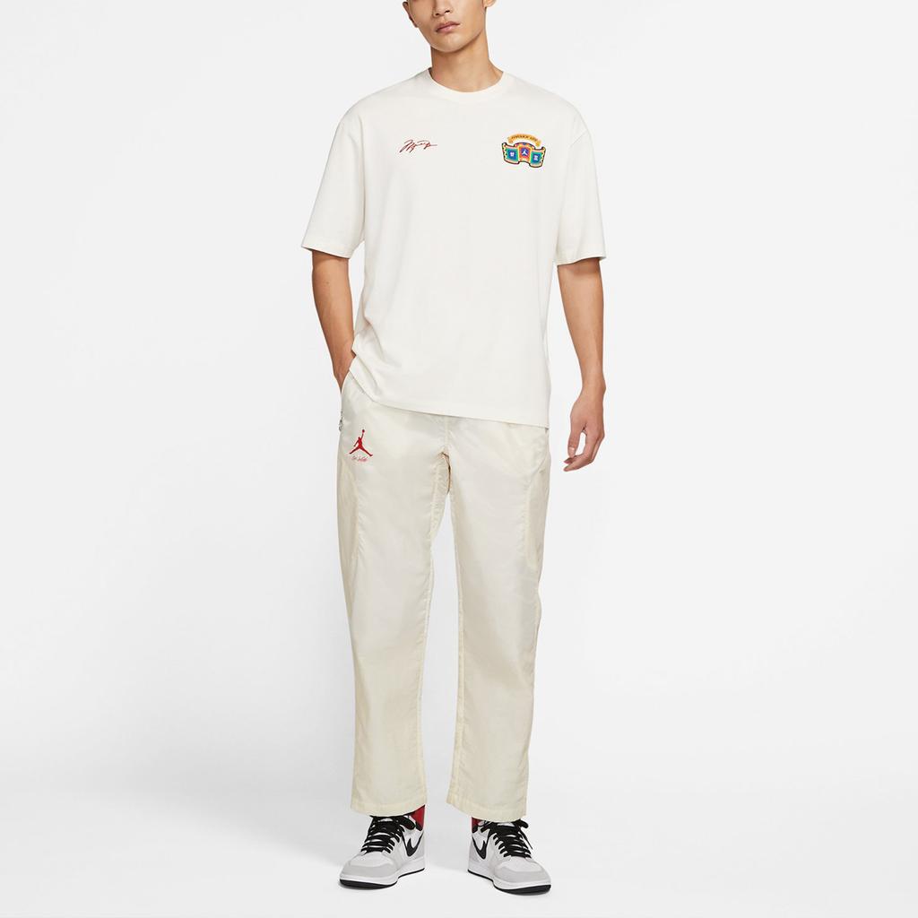 Air Jordan X Off-White Woven Pants Fossil Men Bottoms Cream DB4250-233