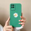 Für Samsung M22 M32 Hülle Bemalte Blumen Upgrade Flüssigsilikon Linsenschutz Handy Rückseite Für Galaxy M 32 M 22 Fundas