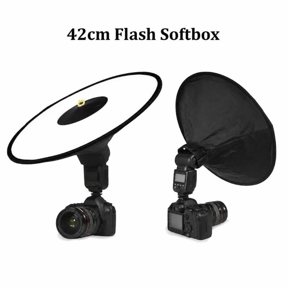 42cm Flash Softbox Diffuser Collapsible Flash Bounce Diffuser Lighting Accessories