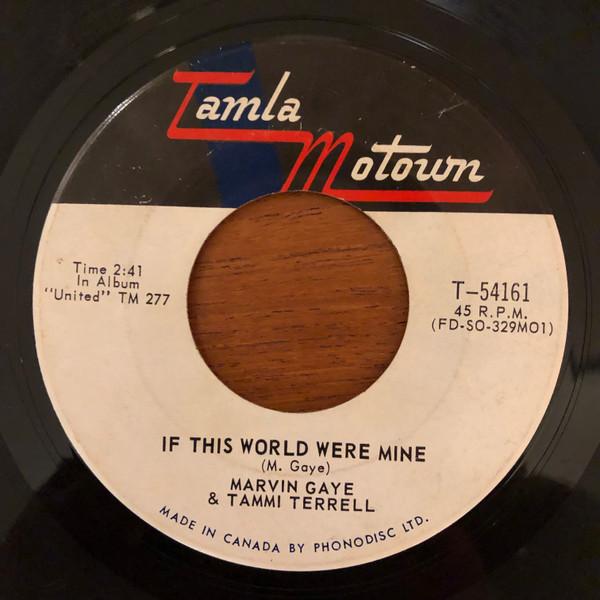 

7inch Record MARVIN GAYE & TAMMI TERRELL - If I Could Build My Whole World Aro T54161 TAMLA MOTOWN 1967 Canada Soul/Funk Used