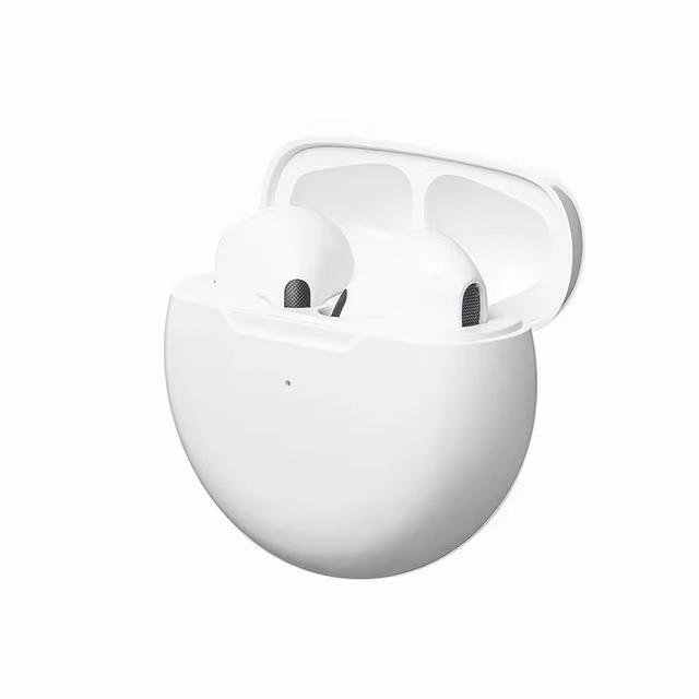

Новые оригинальные беспроводные наушники Pro6 TWS Bluetooth для iPhone 16 15 14 13 Pro Max Mini Headset Earbuds Accessories белый