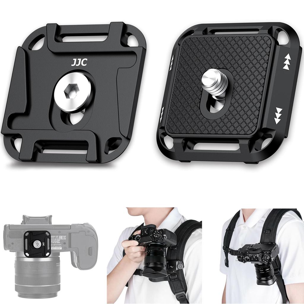 JJC Rychloupínací držák pro fotoaparát pro Peak Design Capture V3 Silikonový popruh Hliníková slitina Odolný Rychlý Držák pro fotoaparát Destička Destička, Arca-Swiss