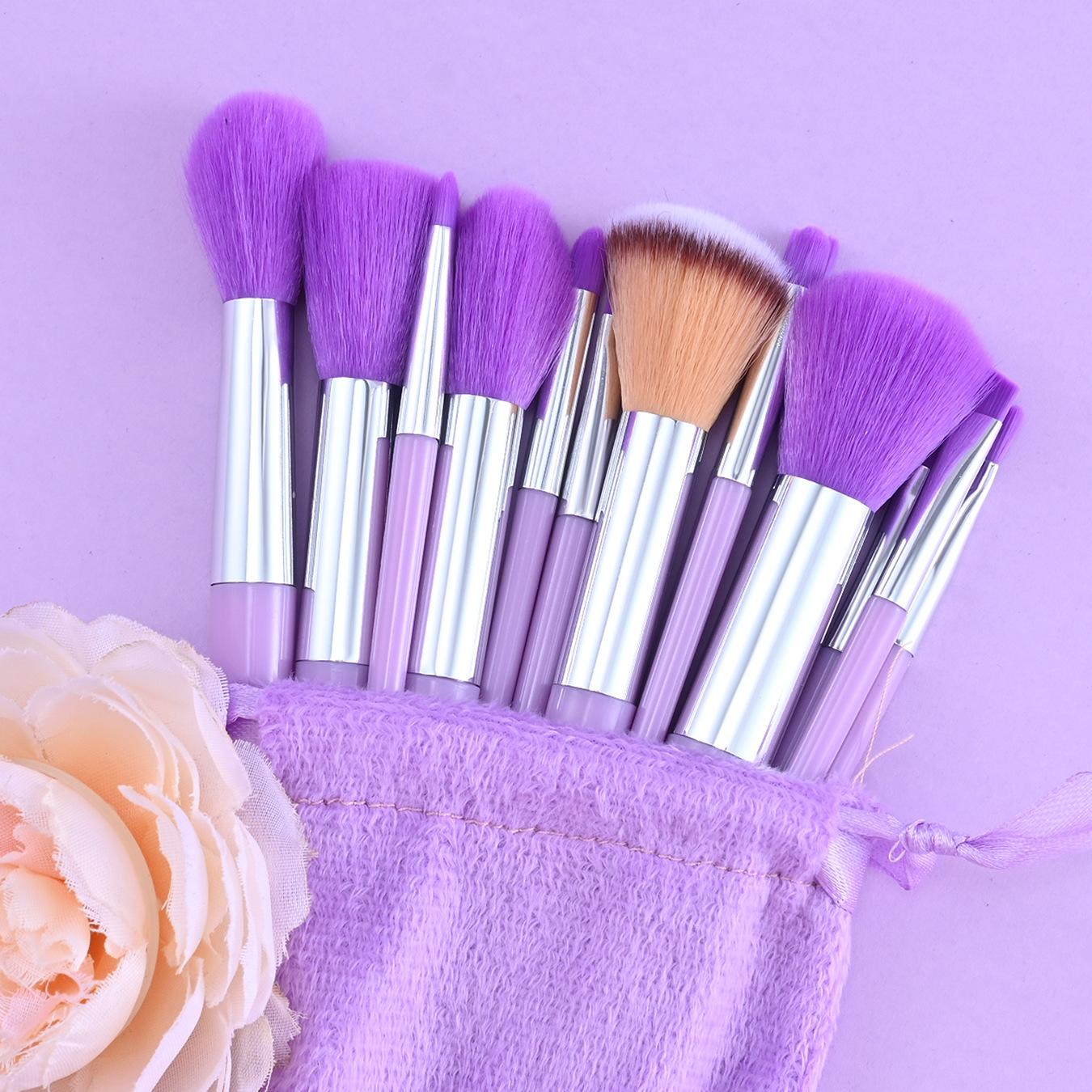 

Кисть для тонального крема, кисть для рассыпчатой ​​пудры, кисть для теней для век, кисть для макияжа, 13 шт., мягкие румяна, кисть для теней для век, набор инструментов для красоты, кисть