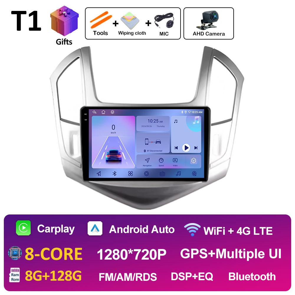 Car Video Radio Multimedia Player For Chevrolet Cruze J300 J308 2012 2013 2014 2015 Wireless Carplay Android Auto Head Unit WIFI