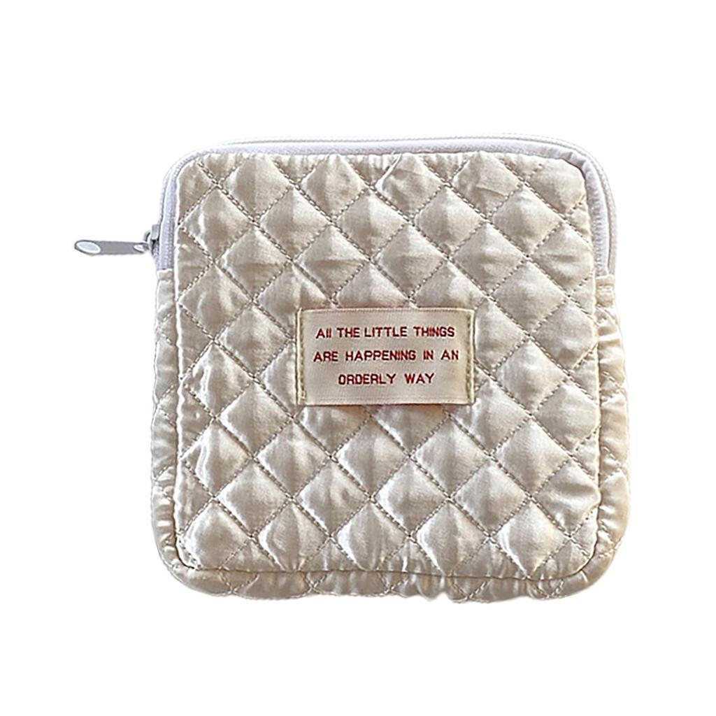 Sanitary Napkin Storage Bag Portable Cosmetic Lipsticks Storage Organizer Travel Earphone Coin Pouch Bags for Women Girl