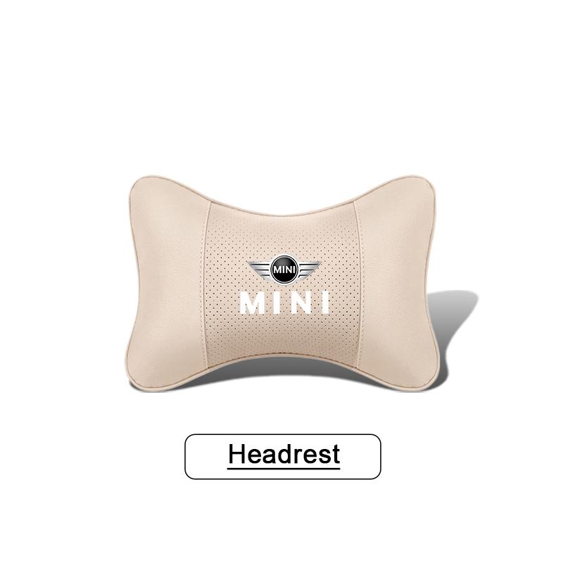 5 Color Car Headrest/Lumbar Support Car Neck PillowFor MINI Cooper R56 F56 R50 JCW Cabrio Aceman Countryman Clubman Roadster Uylez55