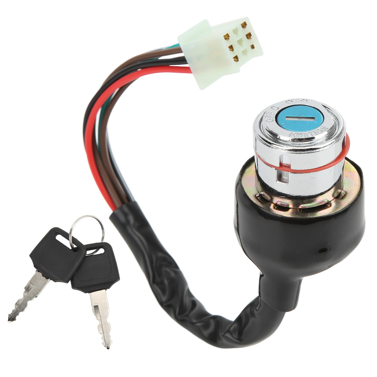 

9 Holes 6 Wires Ignition Key Switch OFFONCLOCK 3 Gears Replacement for Kazuma Falcon 90cc 110cc