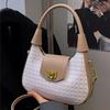 Women's Handbag, Vintage Woven Crescent Underarm Bag, Women's New Textured Portable Small Bag, Versatile Shoulder and Crossbody Work Bag