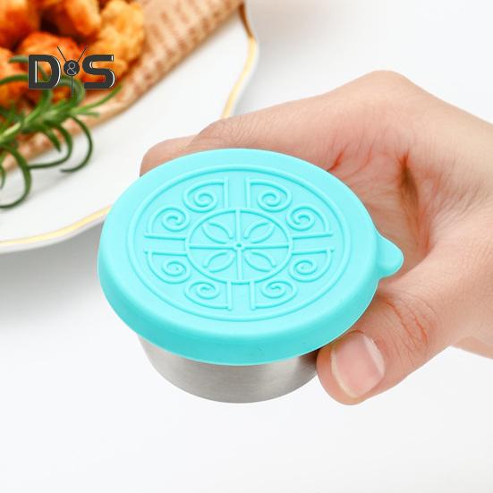 1 Set 40 ml Saucenbecher mit großem Fassungsvermögen, stapelbar, praktisch, für Camping-Abendessen, tragbar, für Salatdressing, Saucenbecher