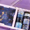 20 Pcs/Box Le Petit Prince Space Travelling Washi Tape Set Galaxy Adhesive Tape DIY Scrapbooking Sticker Label Masking Tape Gift