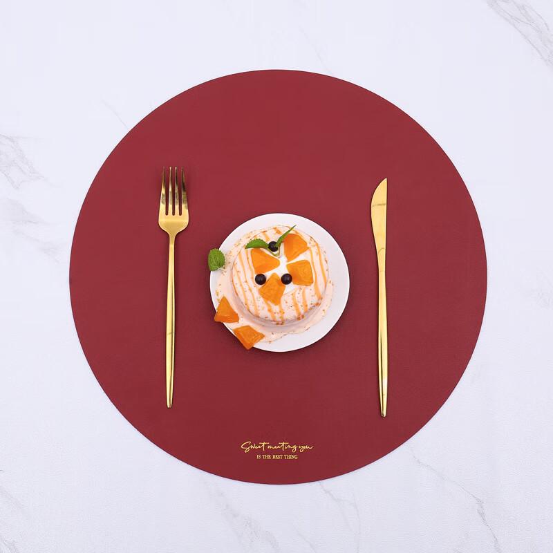 Diruin European Gold Stamping Placemat Set