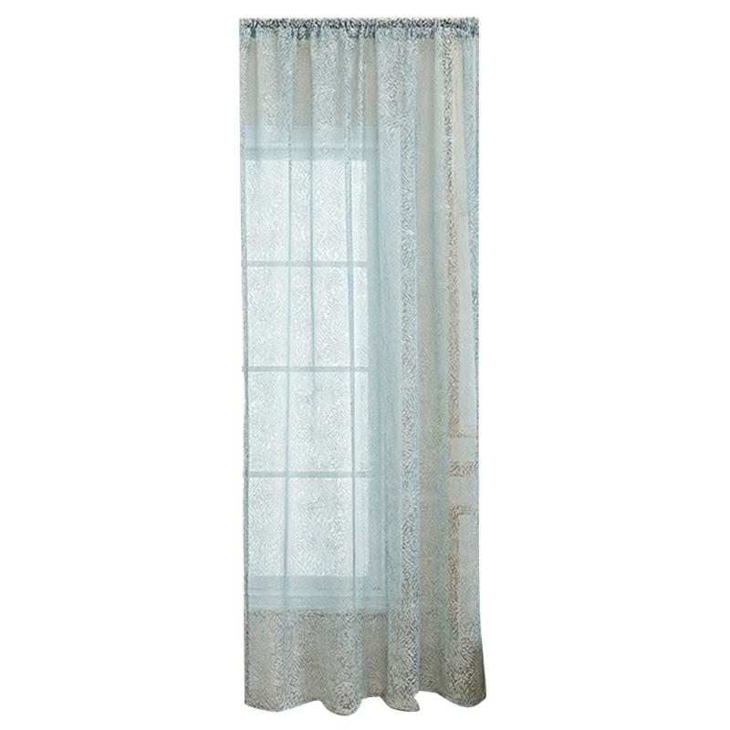 

Privacy Enhancing Sheer Window Curtain Designed To Filter Light And Block Views For Bedroom Or Living Room 100x200cm