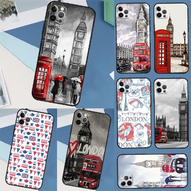 London Rotes Telefon Bus Big Ben Hülle Für Samsung Galaxy M13 M33 M53 M15 M35 M55 M06 M16 M36 M56 M31 M12 M32 M52 M14 M34 M54
