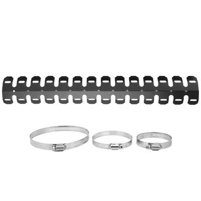 23.85in Exhaust Pipe Heat Shield Protective Cover Anti Scald Leg Protector Universal for
