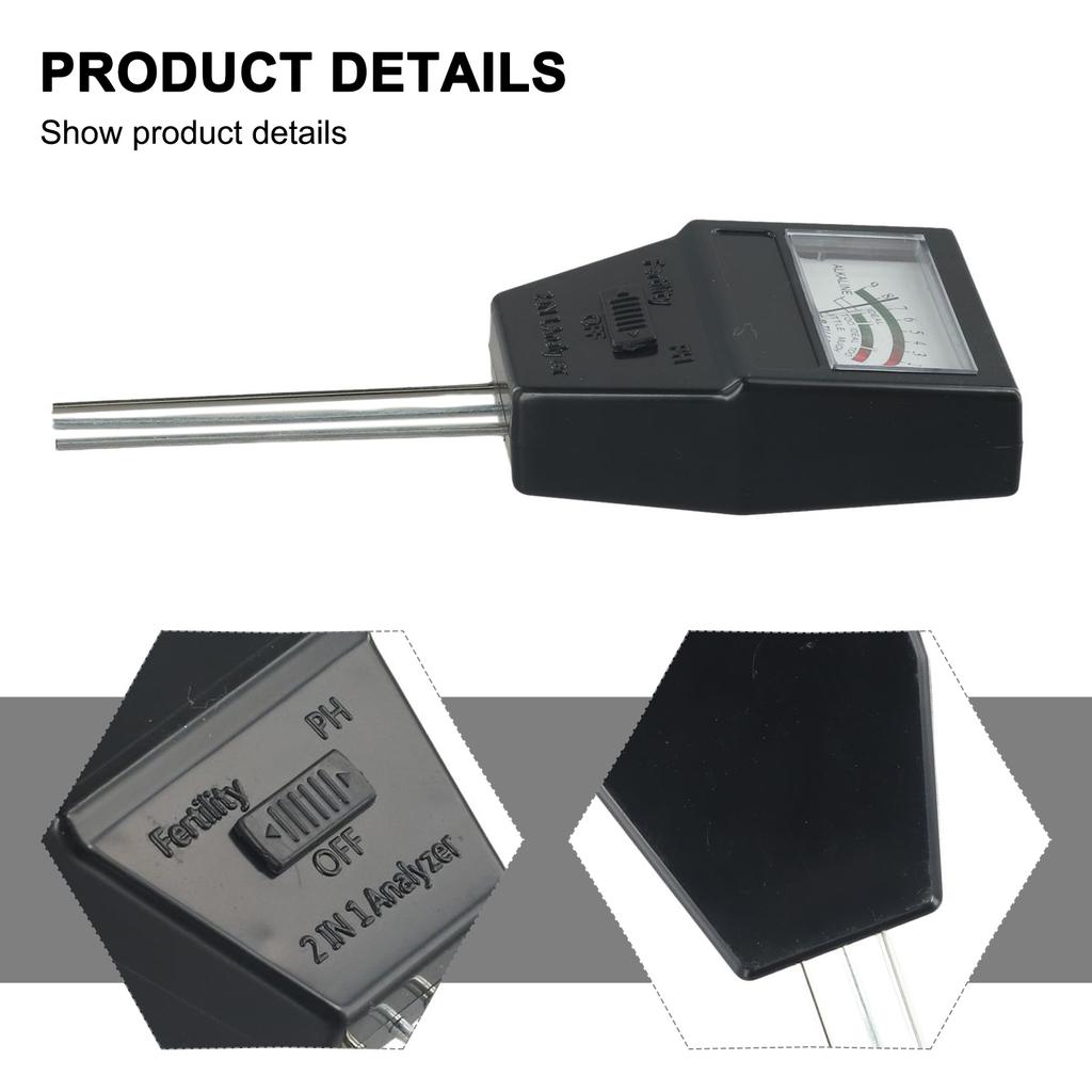 Soil Quality Meter Improve Soil Nutrient Levels with NPK Fertilizer and Soil pH Meter Professional Soil Analysis