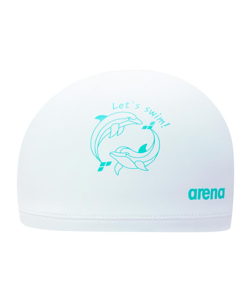 Alena Dolphin Silicone Coated Swim Cap A6Ac1Al06Wht