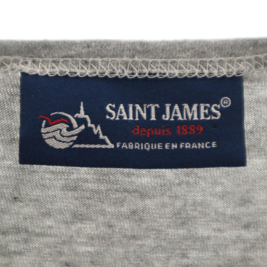 SAINT JAMES Made in France Long sleeve Boat neck Cut XS gray Women Used