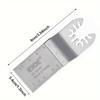 NEWONE 7pcs Stainless Steel Oscillating Tool Blade, Multi-tool saw blades Multi Tool Mortar Cutting Saw Blades for tile concrete cutting