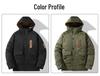 Men's Plus Size 2023 Trendy Mid-Length Cotton Jacket - Winter Warm Hooded Korean Style Workwear