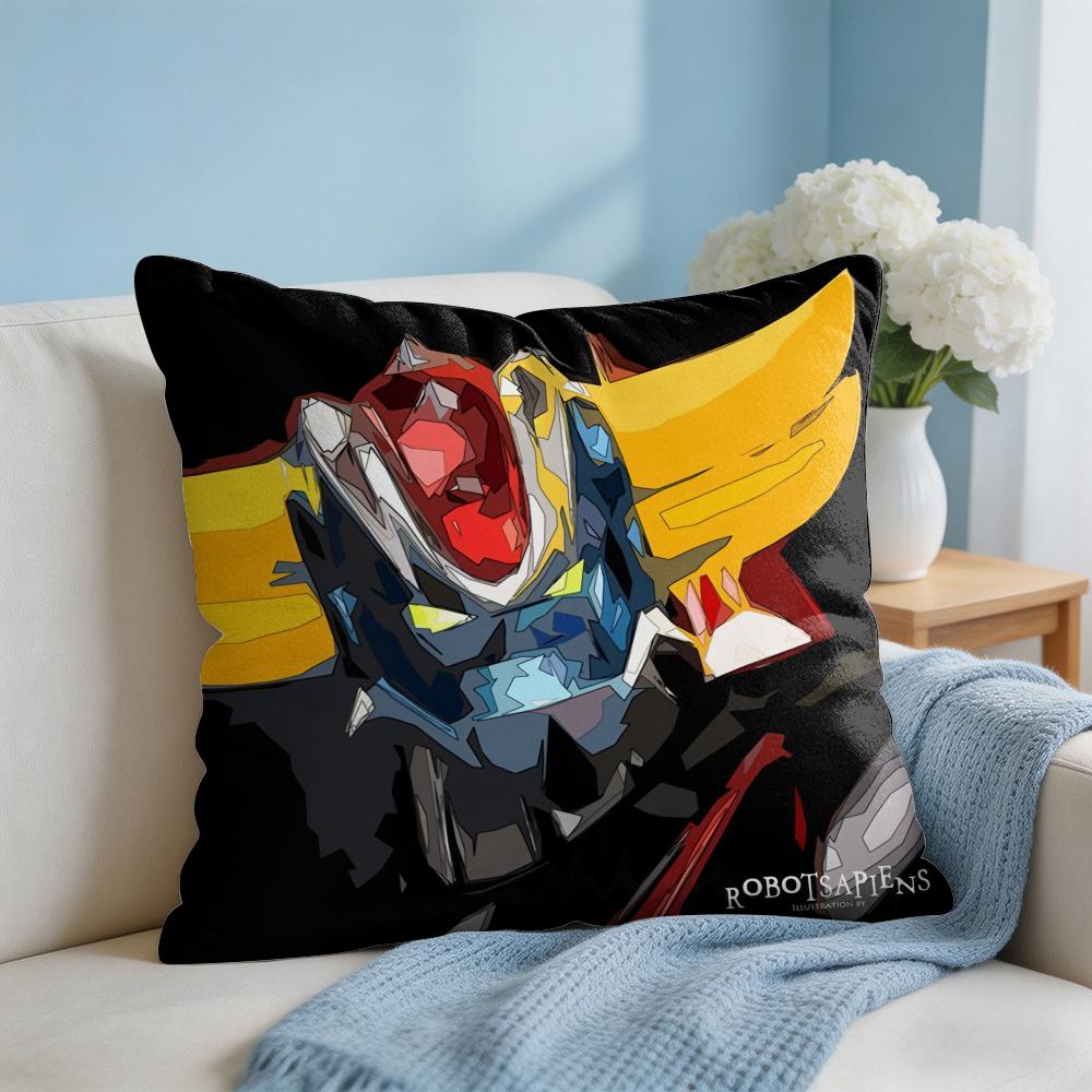 GGoldorak Anime Cool Cushion Cover Square Pillow Bedroom Sofa Leisure Comfort Living Room Home Decoration X
