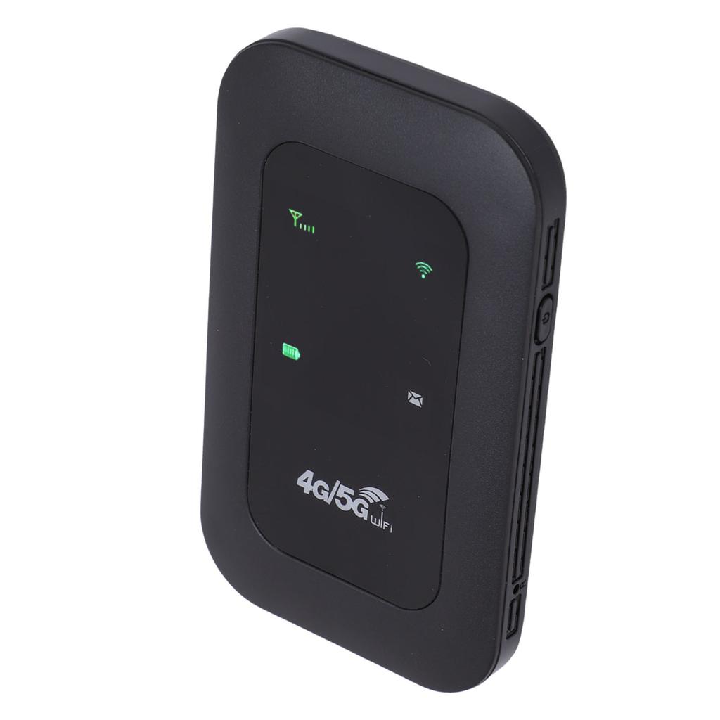 4GWiFi Hotspot Supports 10 Connected Devices LTE Mobile Router for Travel 300Mbps High Speed SIM Card Slot Indicator