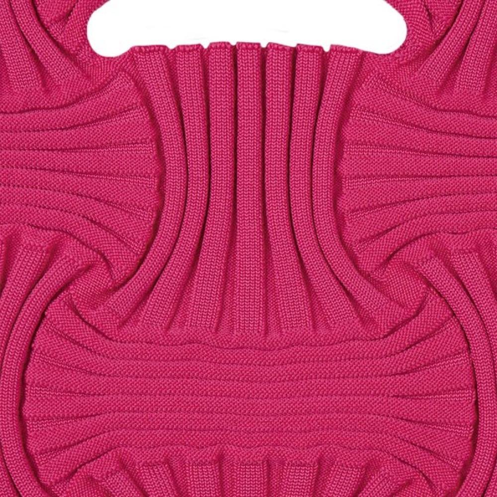 Pleatsmama Bow Bag Deep Pink