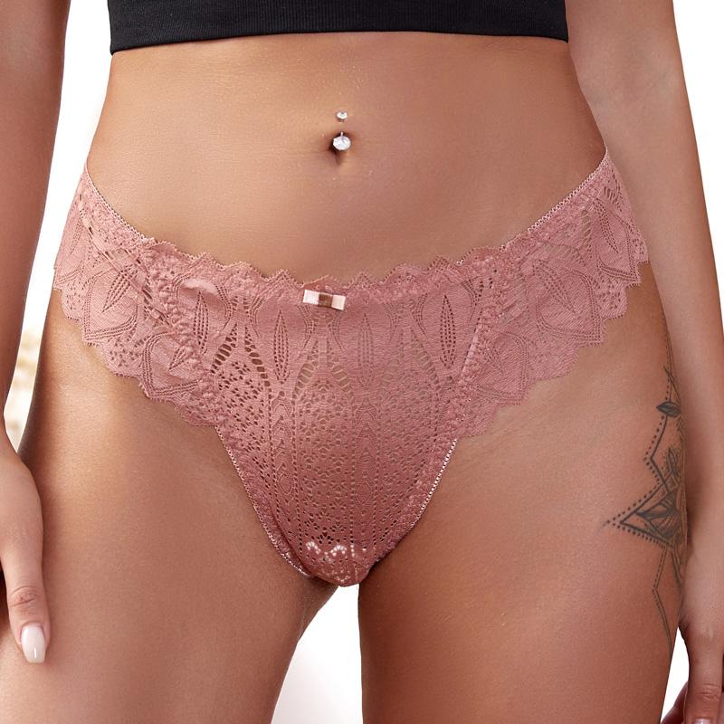 New Sexy Lace Women Underwear Seamless Low-Waist Panties Hollow Out G-String Thongs for Women Comfortable Lingerie Dropshipping