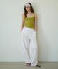ROLAROLA Punching Cargo Pants White