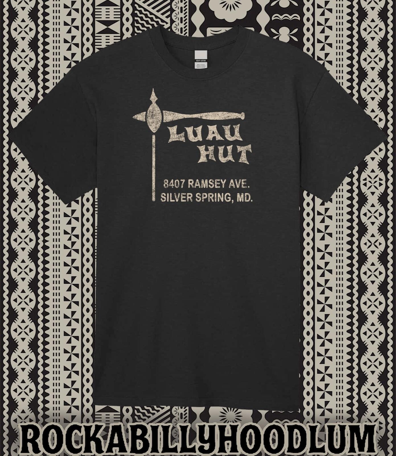Retro Tiki Art Tee T Shirt Restaurant Bar Mug Luau Hut Silver Spring Maryland XXL