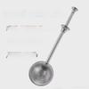 Expandable Stainless Steel 304 Tea Strainer Tea Set Pipe Type Handle Hanging Style Tea Pouring Device Southeast Asian Style