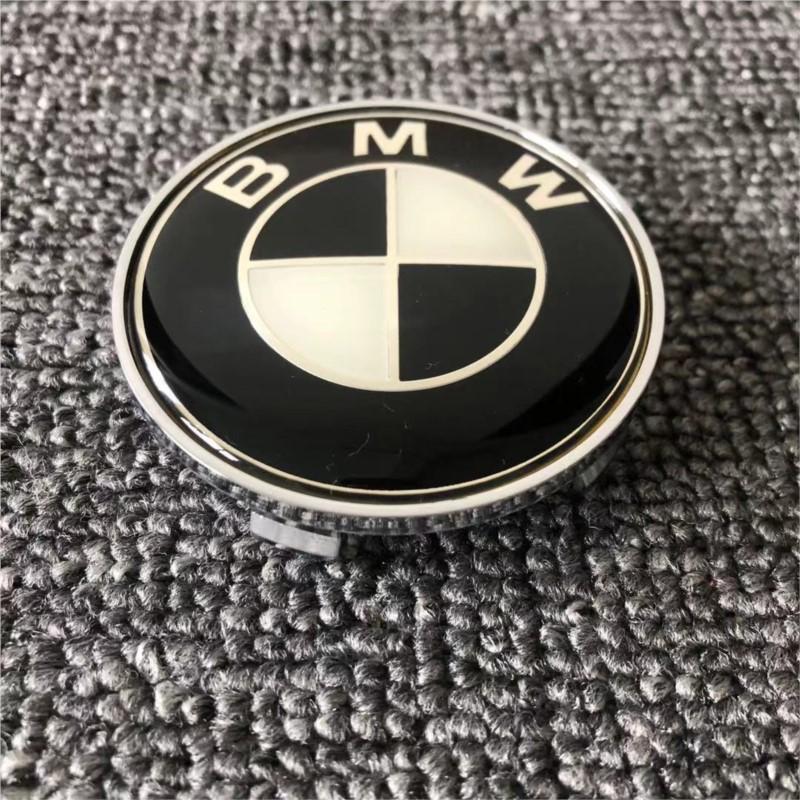 Auto Černý Bílý Znak BMW Přední Znak na Kapotě 82mm Zadní Znak 74mm Krytka Středového Krytu Kola 56mm 68mm Samolepka na Volant 45mm Příslušenství