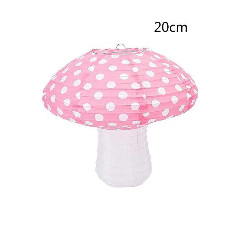 Jungle Party Decoration Carrot Mushroom Lanterns Folding Lampshades Carrot Easter Kids Girls Boys Happy Birthday Party Decors