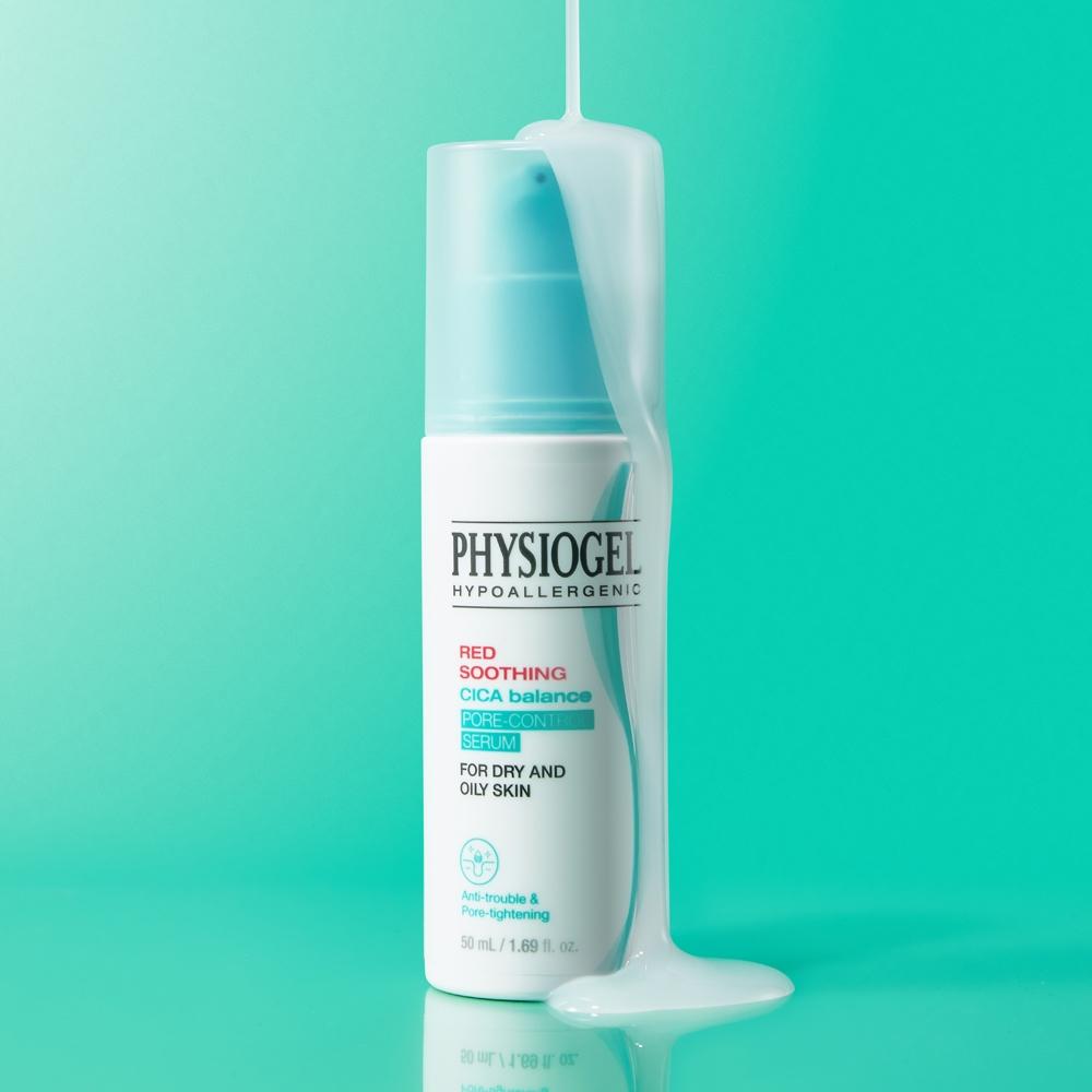 Physiogel Red успокаивающая сыворотка Cica Balance Pore Control 50 мл